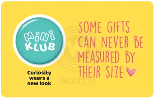MiniKlub E-Gift Card