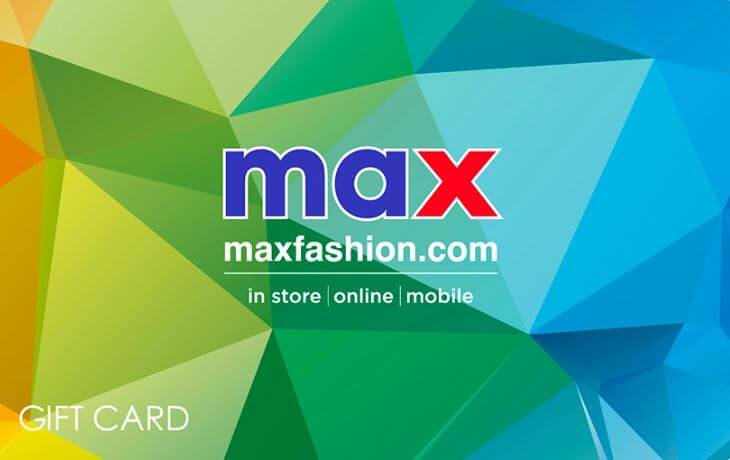 Max Fashion E-Gift Card (Offline)